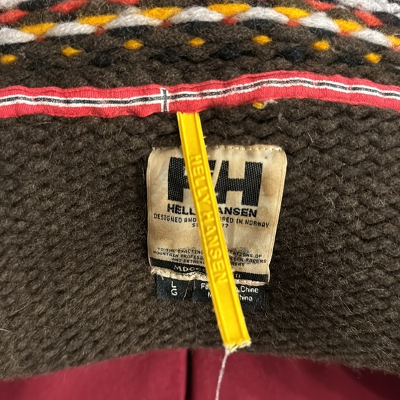 RARE vintage Helly Hansen knit cardigan - Picture 7 of 9